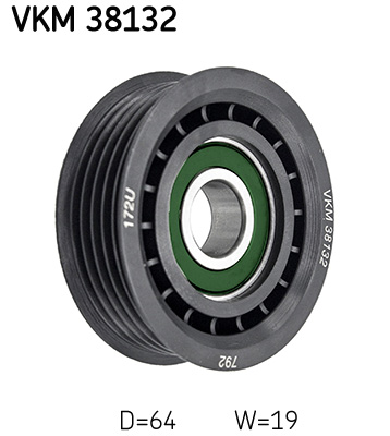 Umlenk-/Führungsrolle, Keilrippenriemen SKF VKM38132