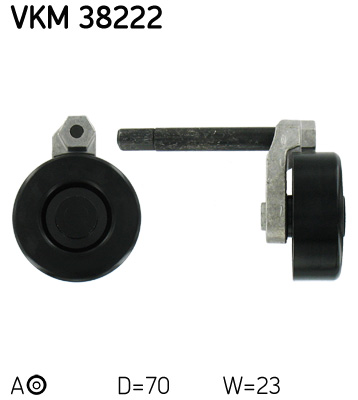 Spannrolle, Keilrippenriemen SKF VKM38222