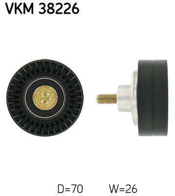 Umlenk-/Führungsrolle, Keilrippenriemen