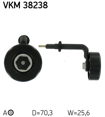 Spannrolle, Keilrippenriemen SKF VKM38238
