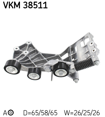 Spannrolle, Keilrippenriemen SKF VKM38511
