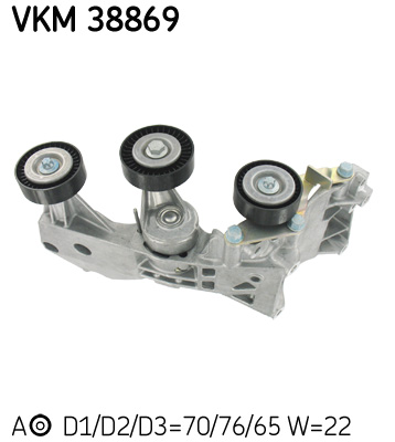 Spannrolle, Keilrippenriemen SKF VKM38869