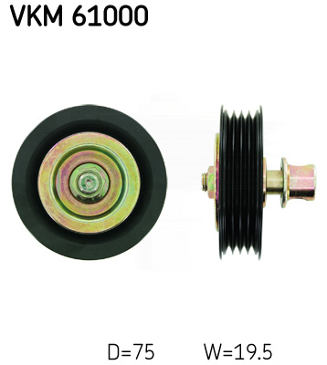 Umlenk-/Führungsrolle, Keilrippenriemen