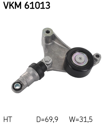Spannrolle, Keilrippenriemen SKF VKM61013