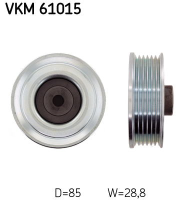 Umlenk-/Führungsrolle, Keilrippenriemen SKF VKM61015
