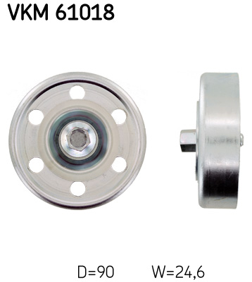 Umlenk-/Führungsrolle, Keilrippenriemen SKF VKM61018