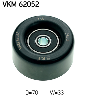 Umlenk-/Führungsrolle, Keilrippenriemen SKF VKM62052