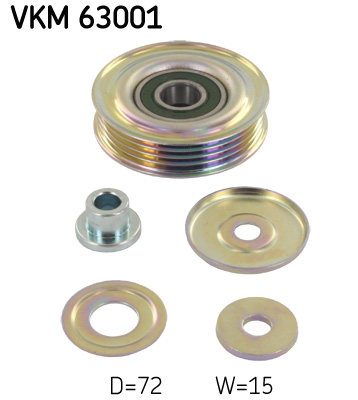 Umlenk-/Führungsrolle, Keilrippenriemen SKF VKM63001