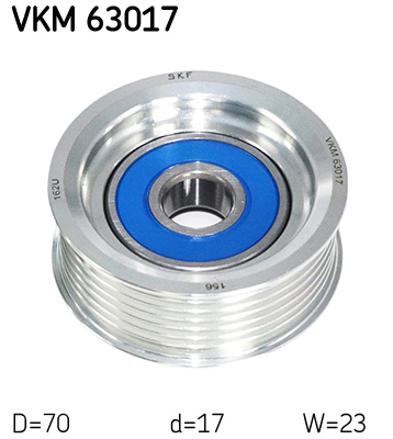 Umlenk-/Führungsrolle, Keilrippenriemen SKF VKM63017