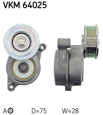 Spannrolle, Keilrippenriemen SKF VKM64025