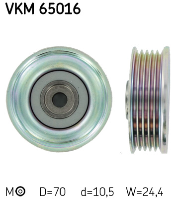 Spannrolle, Keilrippenriemen SKF VKM65016