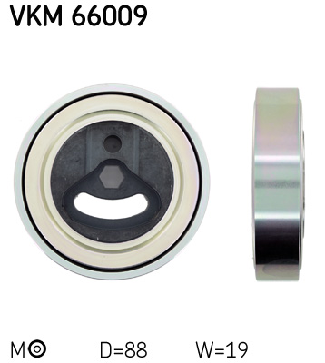 Spannrolle, Keilrippenriemen SKF VKM66009