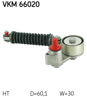 Spannrolle, Keilrippenriemen SKF VKM66020