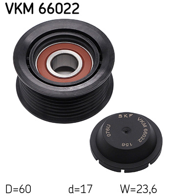 Umlenk-/Führungsrolle, Keilrippenriemen SKF VKM66022