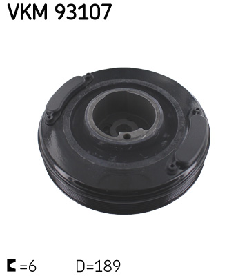 Riemenscheibe, Kurbelwelle SKF VKM93107