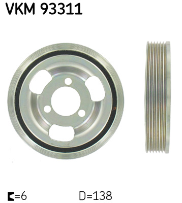 Riemenscheibe, Kurbelwelle SKF VKM93311