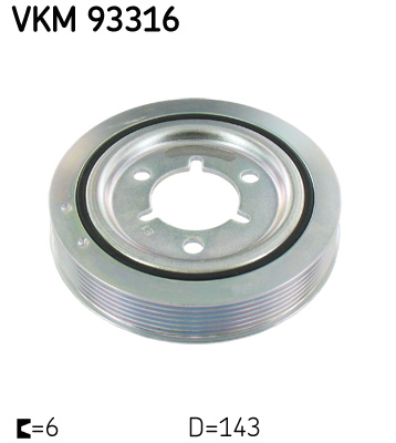 Riemenscheibe, Kurbelwelle SKF VKM93316