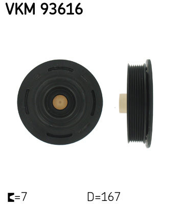 Riemenscheibe, Kurbelwelle SKF VKM93616
