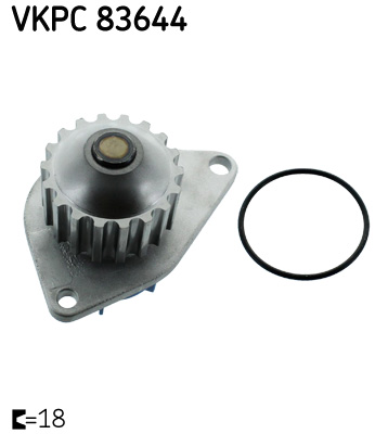 Wasserpumpe, Motorkühlung SKF VKPC83644
