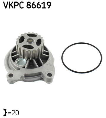 Wasserpumpe, Motorkühlung SKF VKPC86619