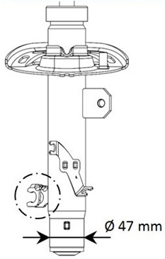 339801Stoßdämpfer KYB