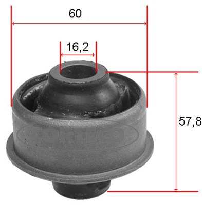 Lagerung, Lenker CORTECO 21652805