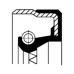 Wellendichtring, Automatikgetriebe CORTECO 01031879B