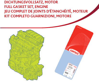 Dichtungsvollsatz, Motor CORTECO 430613P