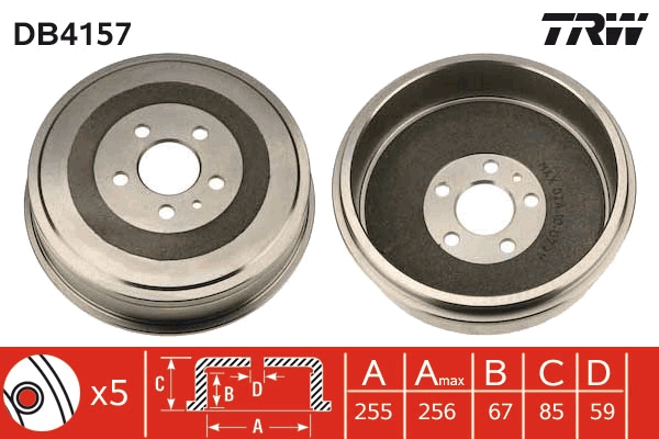 Bremstrommel TRW DB4157