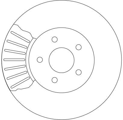 Bremsscheibe TRW DF4147