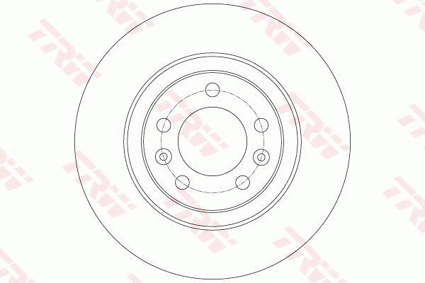 Bremsscheibe TRW DF6134