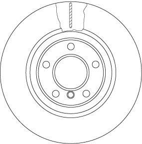 Bremsscheibe TRW DF6616S