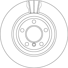 Bremsscheibe TRW DF6617S