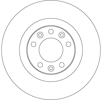 Bremsscheibe TRW DF6667