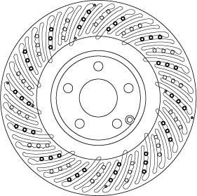 Bremsscheibe TRW DF6674S