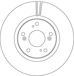 Bremsscheibe TRW DF6689