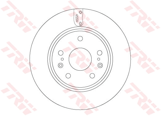 Bremsscheibe TRW DF6703
