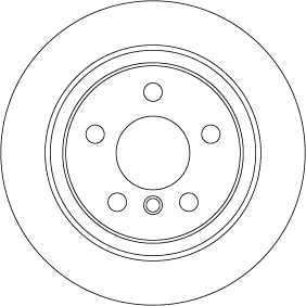 Bremsscheibe TRW DF6756
