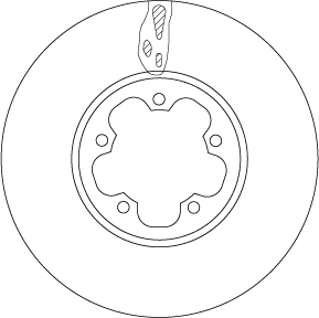 Bremsscheibe TRW DF6781S