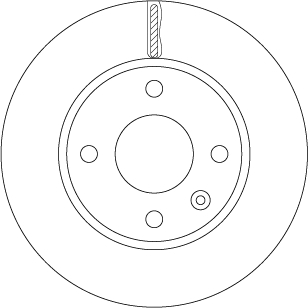Bremsscheibe TRW DF6783