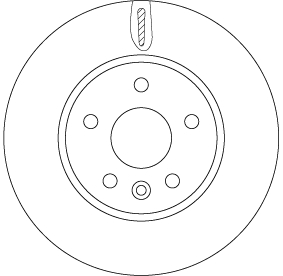Bremsscheibe TRW DF6819