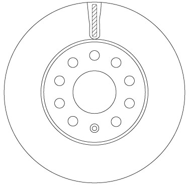 Bremsscheibe TRW DF6903S