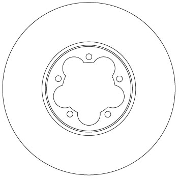Bremsscheibe TRW DF6921S