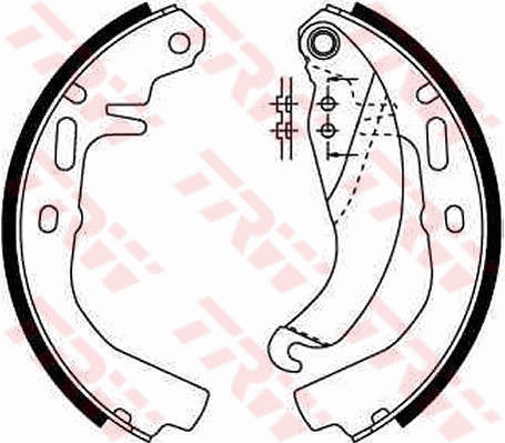 Bremsbackensatz TRW GS6186
