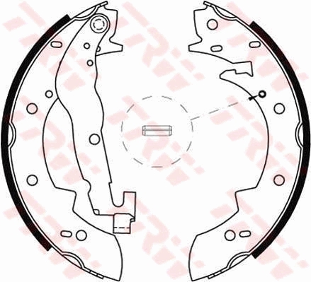 Bremsbackensatz TRW GS6237
