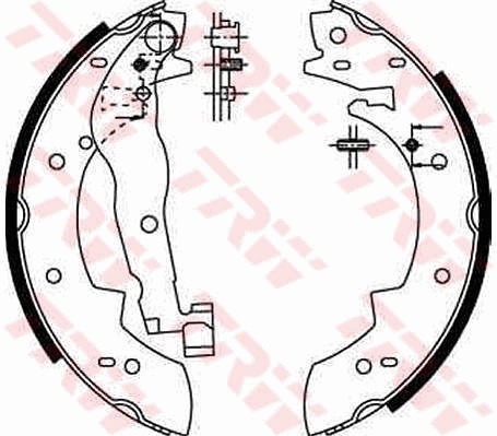 Bremsbackensatz TRW GS6251