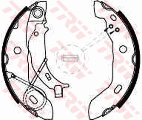 Bremsbackensatz TRW GS8627
