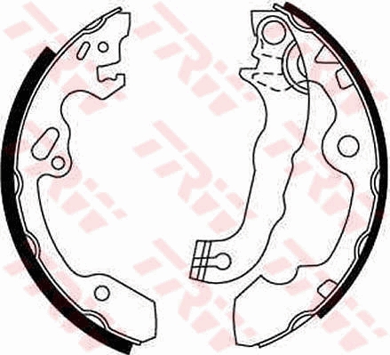Bremsbackensatz TRW GS8636
