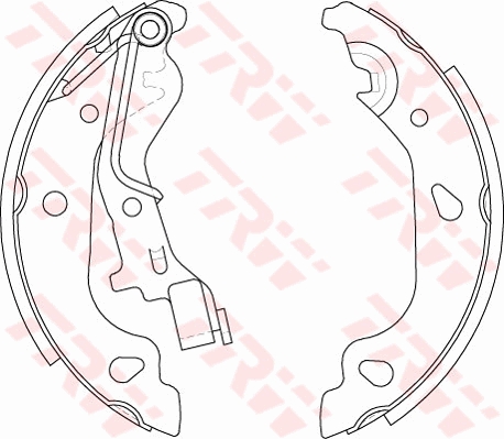 Bremsbackensatz TRW GS8687