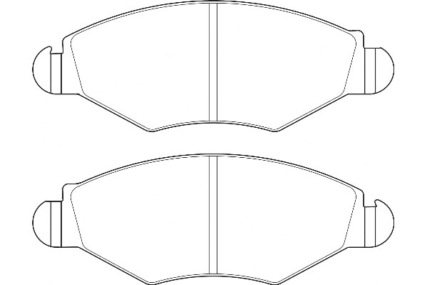 Bremsbelagsatz, Scheibenbremse Omnicraft 2134840